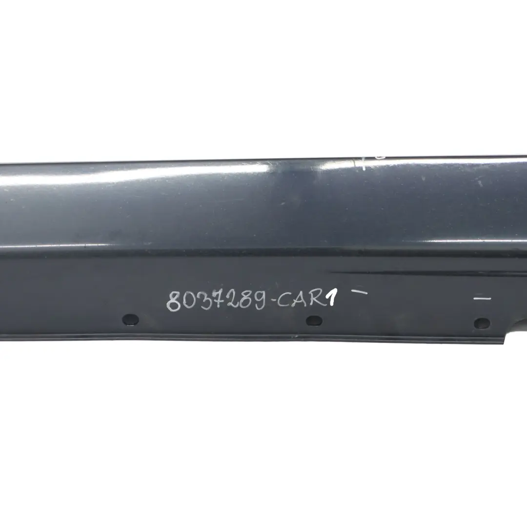  Gonna laterale BMW X5 E70 M Sport Sill Strip sinistra Carbonschwarz Nero - 416 - SKU 8037289-CAR1 - Numero di parte 8037289
