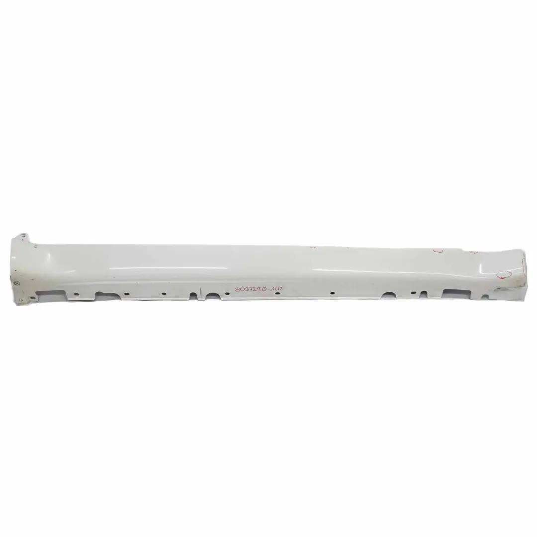 BMW X5 E70 Latérale M Sport Bande de Seuil Recouvrement Droit Alpinweiss 3 - 300 - SKU 8037290-AW2 - Numéro de pièce 8037290
