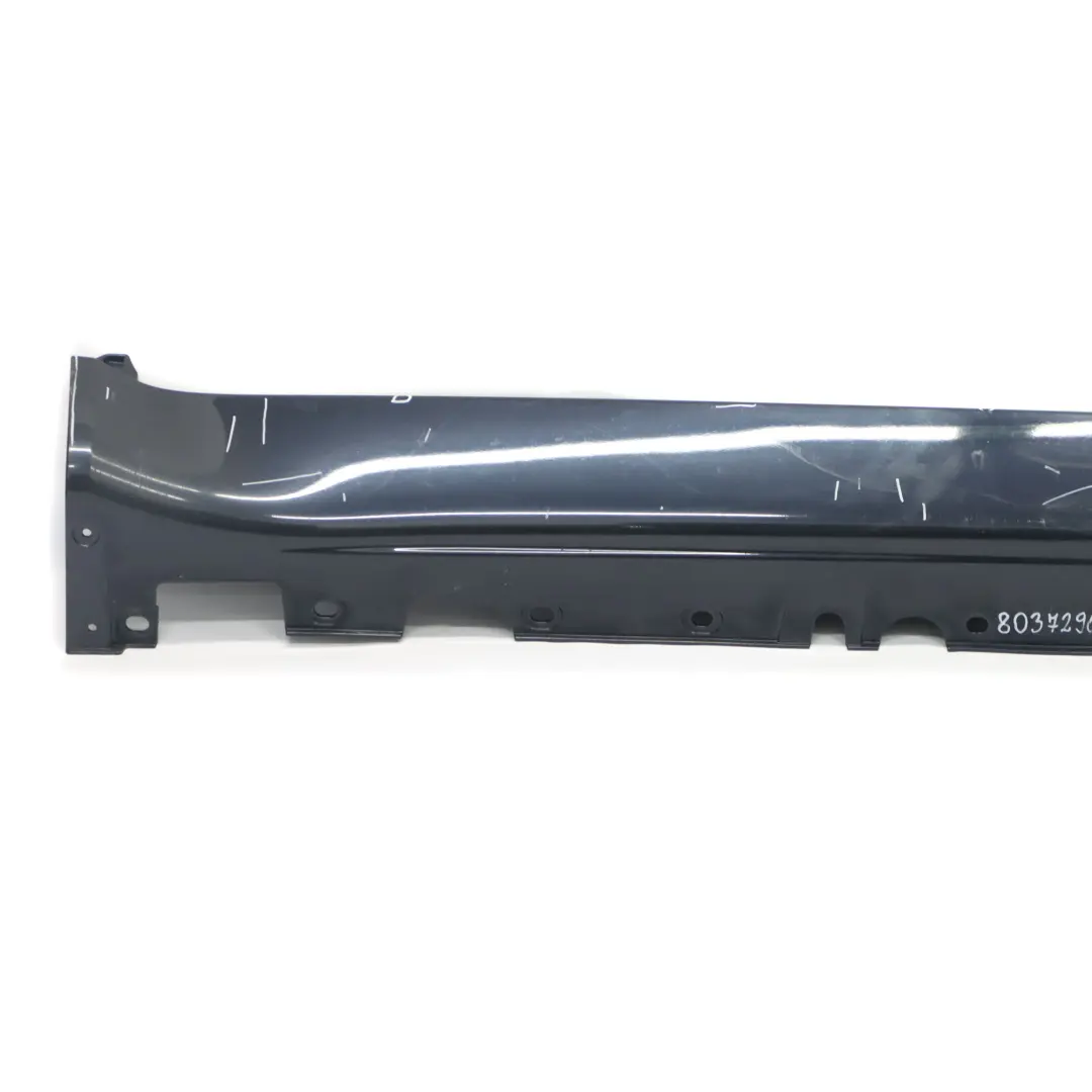 BMW X5 E70 M Sport Bande de seuil Jupe latérale droite Carbonschwarz Black - 416 - SKU 8037290-CAR1 - Numéro de pièce 8037290