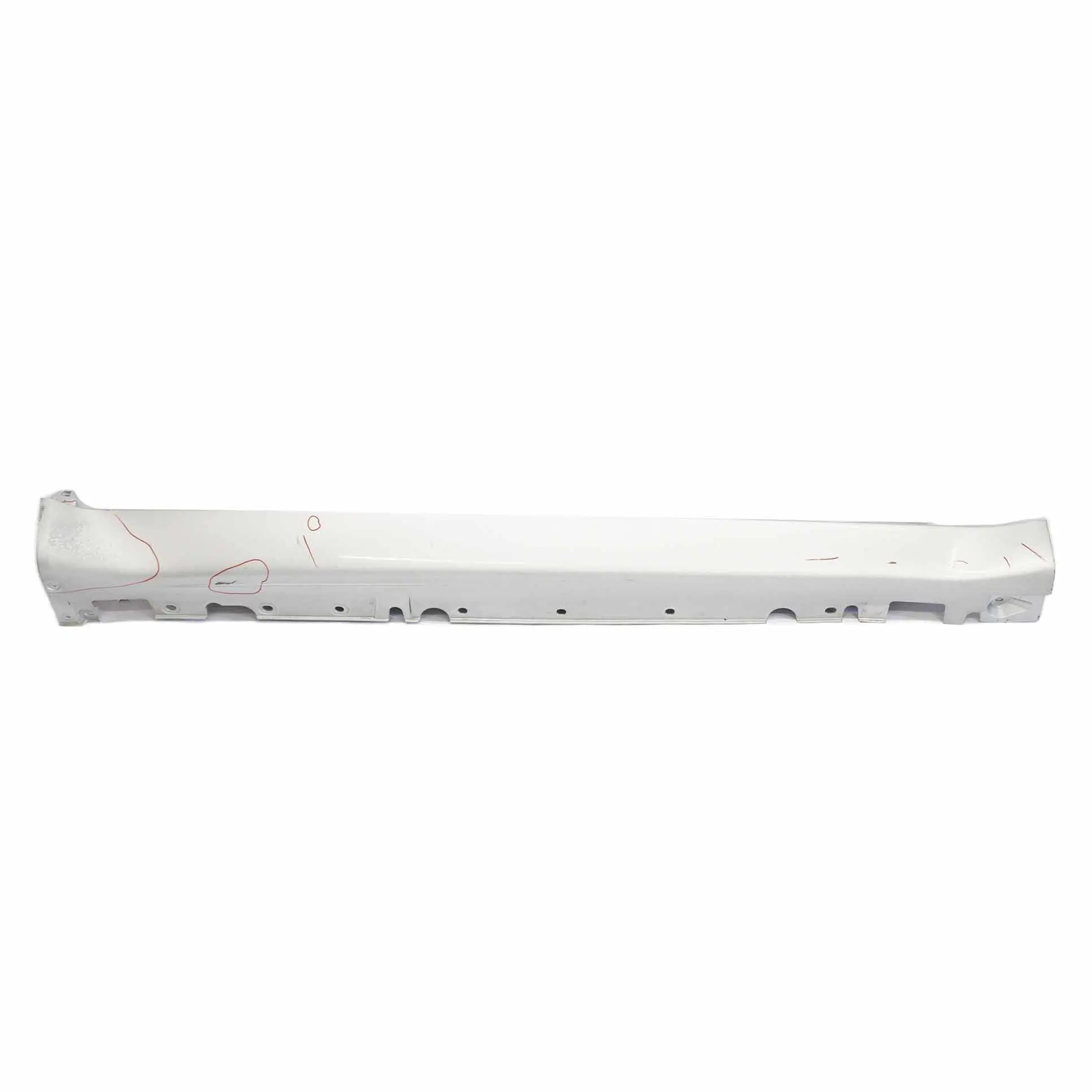 BMW X5 E70 M Sport Faldon Lateral Sill Strip Derecho Titanio Plateado 354