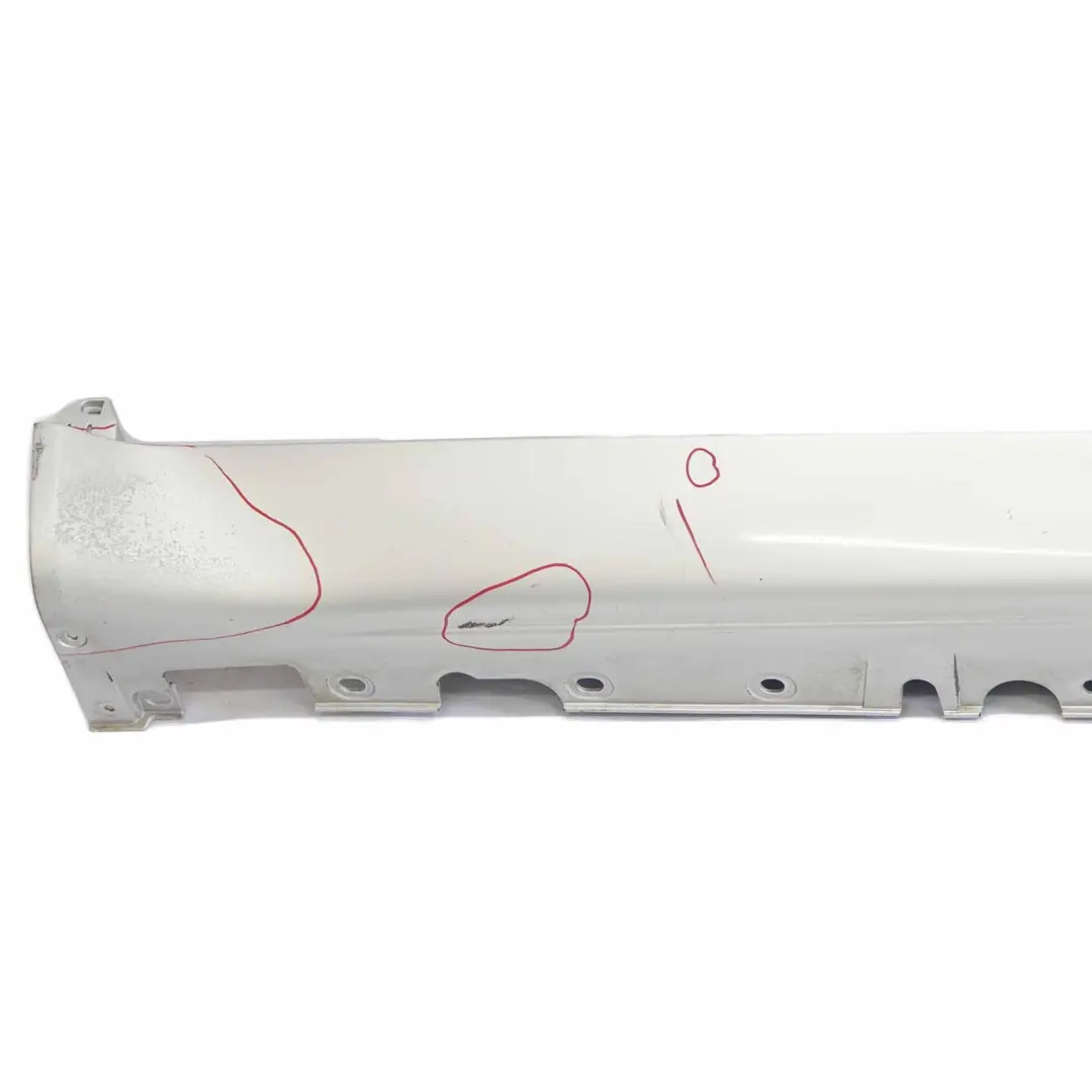 BMW X5 E70 M Sport Faldon Lateral Sill Strip Derecho Titanio Plateado 354 - SKU 8037290-TS - Número de pieza 8037290