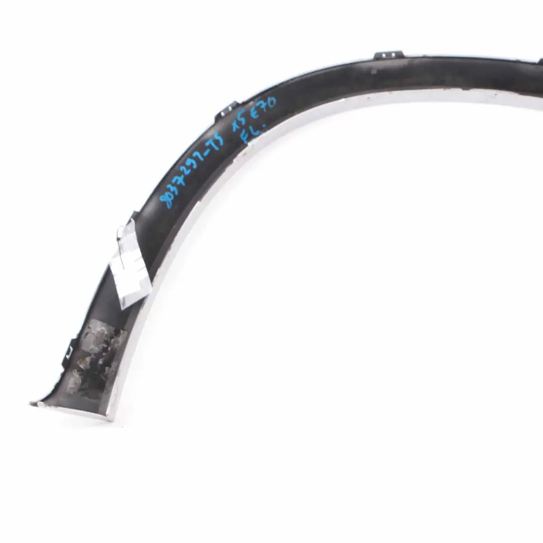 BMW X5 E70 Rivestimento arco ruota anteriore sinistro Titansilber Argento 354 - SKU 8037291-TS - Numero di parte 8037291