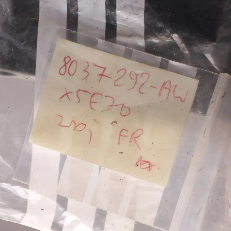 BMW X5 E70 M Sport Blende Radlauf Vorne Rechts Alpinweiss 3 - 300 - SKU 8037292-AW - Teilenummer 8037292