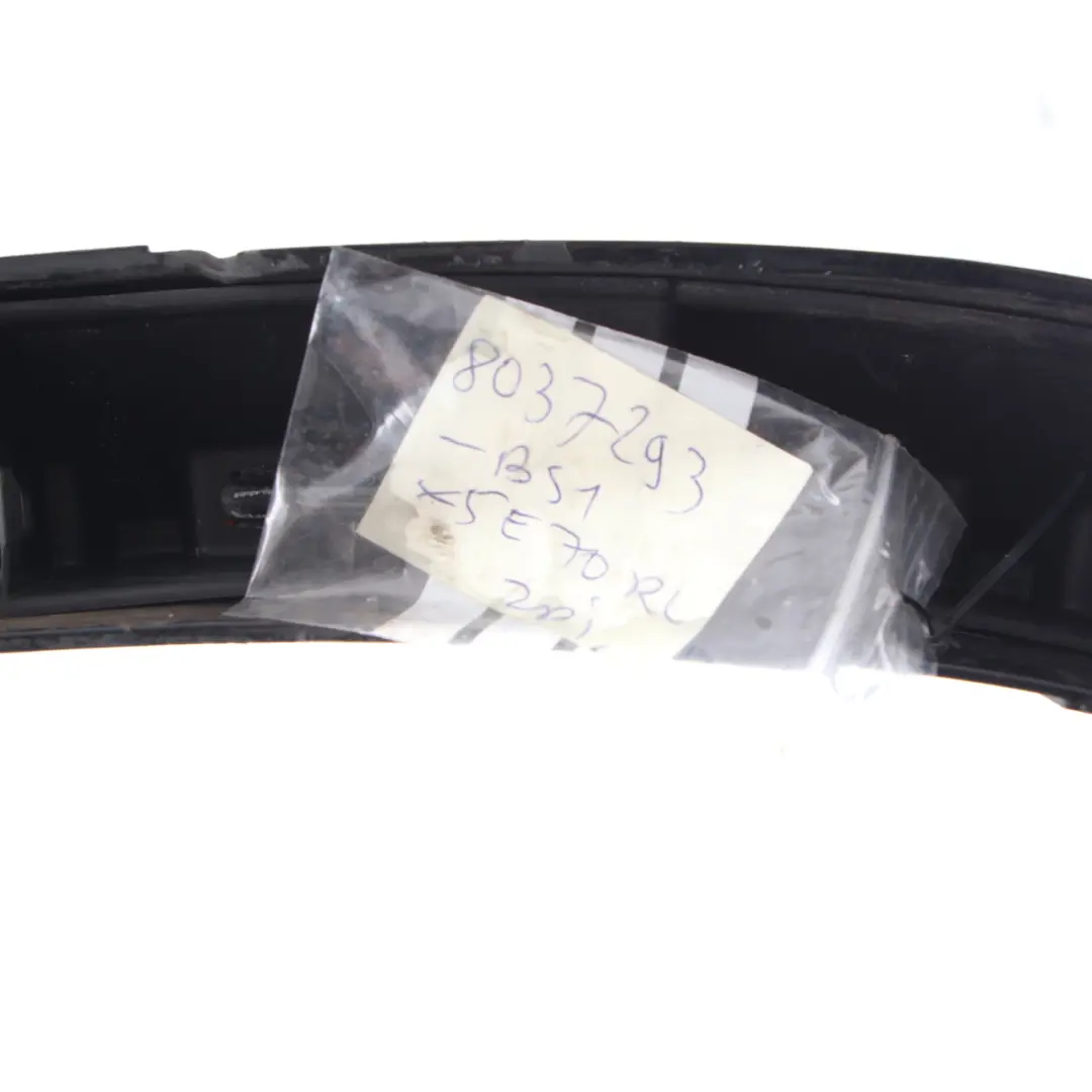 BMW X5 E70 M Sport Rear Left N/S Cover Wheel Arch Trim Black Sapphire - 475 - SKU 8037293-BS1 - Part number 8037293