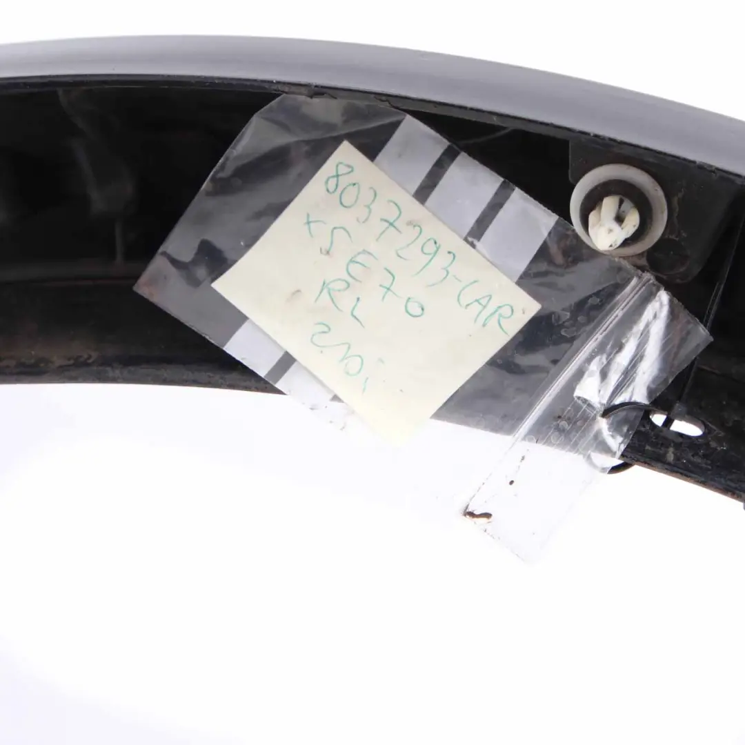 BMW X5 E70 M Sport Rear Left N/S Cover Wheel Arch Trim Carbon Black - 416 - SKU 8037293-CAR - Part number 8037293