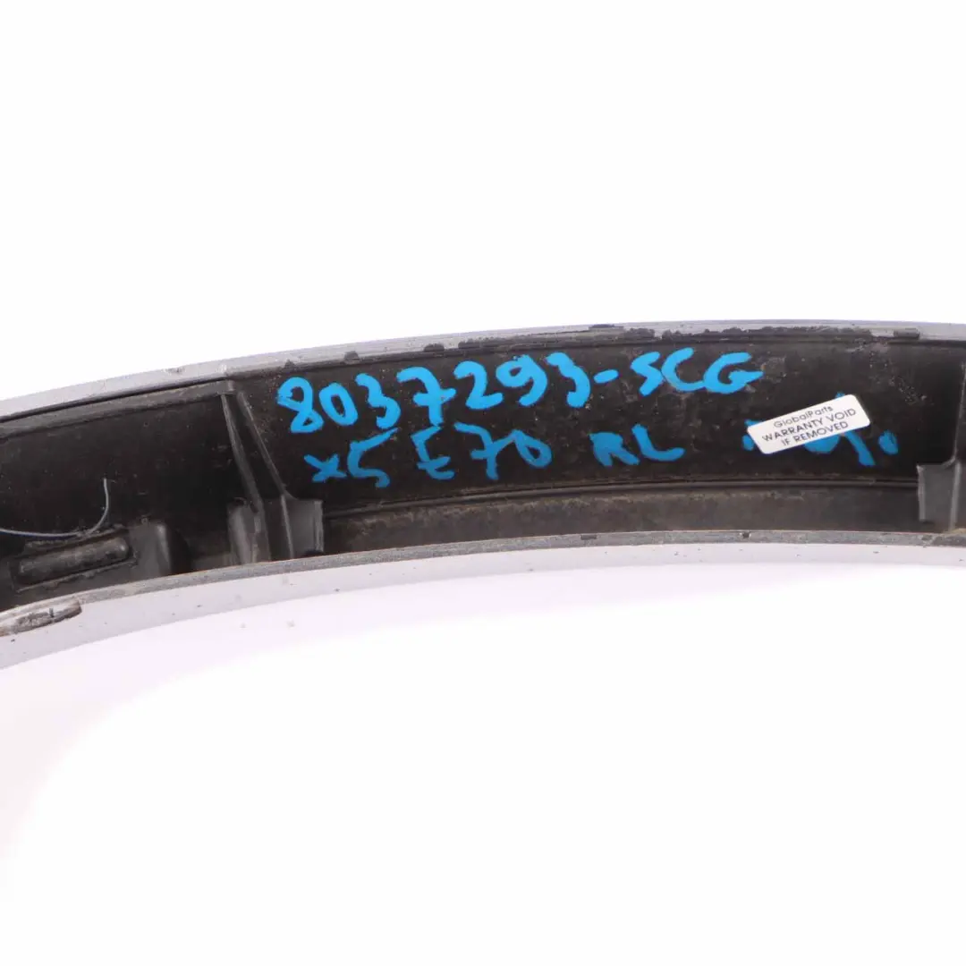  Embellecedor Paso De Rueda BMW X5 E70 M Sport Trasero Izquierdo Spacegrau - A52 - SKU 8037293-SCG - Número de pieza 8037293
