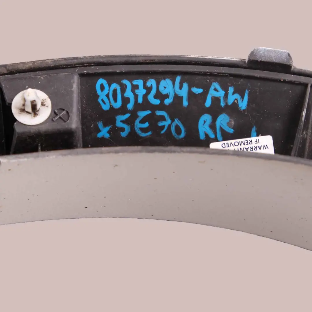 Arch Cover BMW X5 E70 M Sport Rear Right O/S Trim Alpine White - 300 to Wheel with Part number 8037294 Wheel Arch Cover BMW X5 E70 M Sport Rear Right O/S Trim Alpine White - 300 - SKU 8037294-AW - Part number 8037294