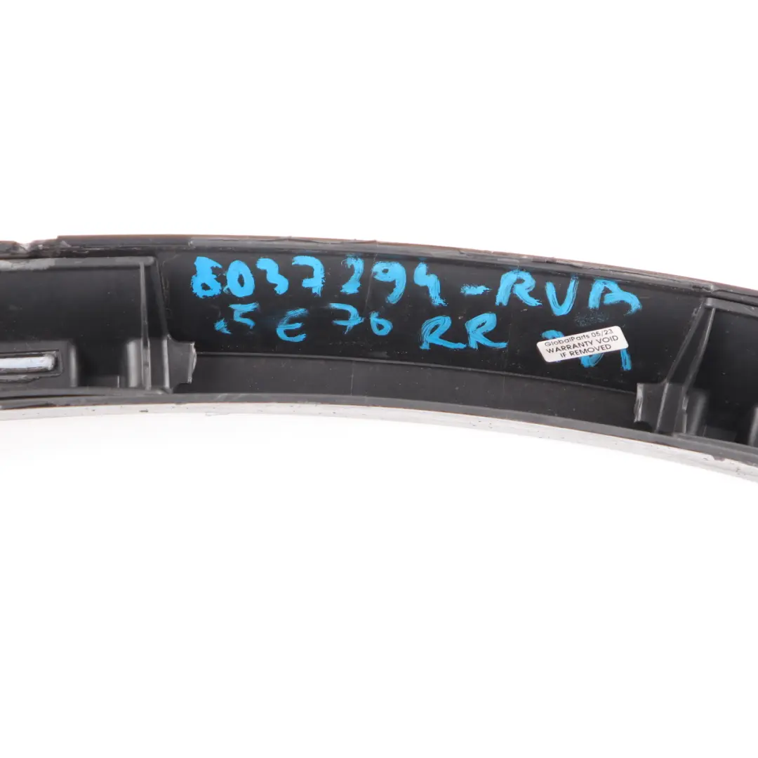 Arch Trim Rear Right O/S Cover Ruby Black - S23 to BMW X5 E70 M Sport Wheel with Part number 8037294 BMW X5 E70 M Sport Wheel Arch Trim Rear Right O/S Cover Ruby Black - S23 - SKU 8037294-RUB - Part number 8037294
