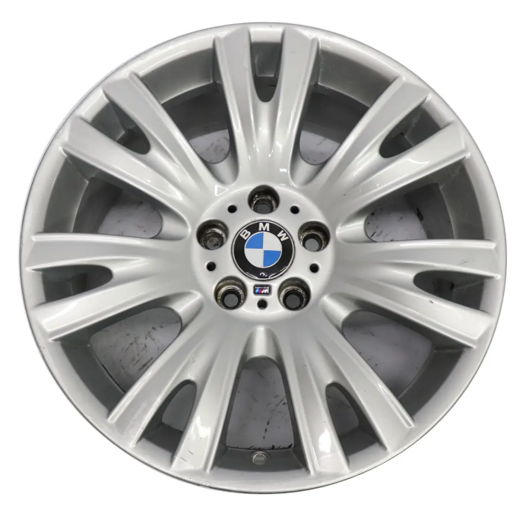 M-Sport Alloy BMW X5 E70 Silver Wheel Rim 19" V Spoke 223 ET:37 9J to with Part number 8037347 M-Sport Alloy BMW X5 E70 Silver Wheel Rim 19" V Spoke 223 ET:37 9J - SKU 8037347-3 - Part number 8037347
