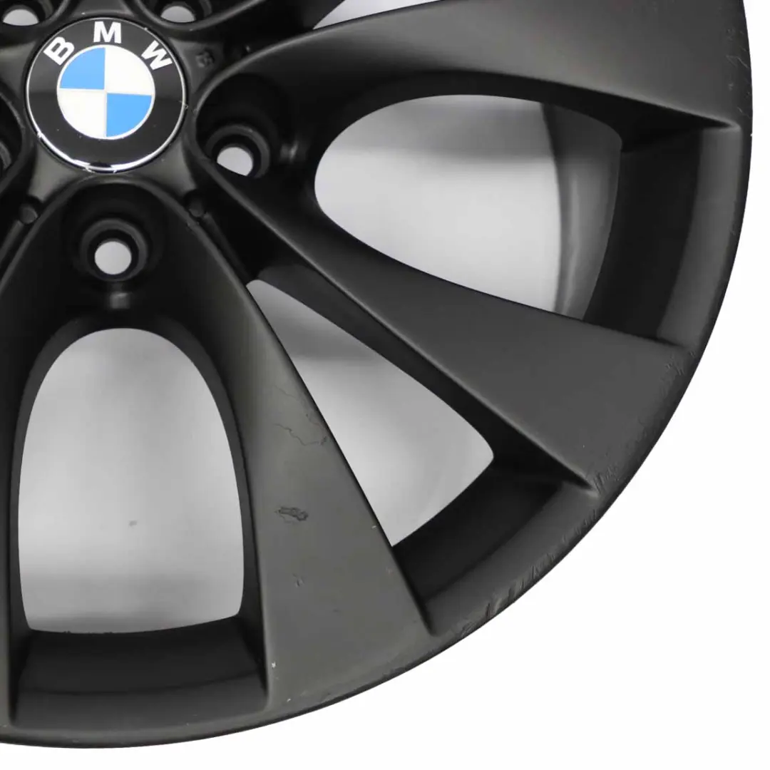 BMW X5 E70 Black Front Wheel Alloy Rim 20" M V-spoke 227 10J ET:40 - SKU 8037349-2 - Part number 8037349