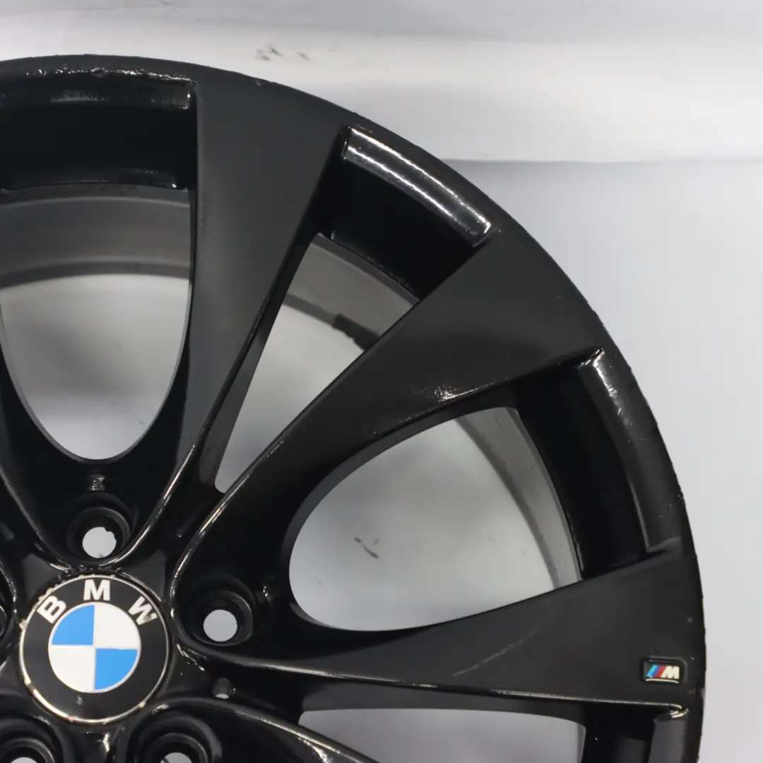 BMW X5 E70 Black Front Wheel Alloy Rim 20" M V-spoke 227 10J ET:40 - SKU 8037349-6 - Part number 8037349
