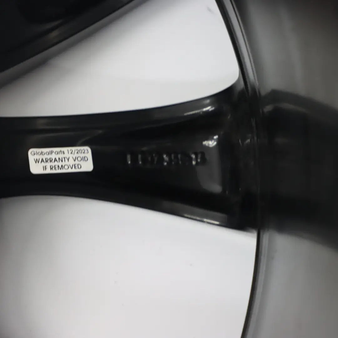 Alloy Rim 20" M V-spoke 227 ET:35 11J to BMW X5 E70 Black Rear Wheel with Part number 8037350 BMW X5 E70 Black Rear Wheel Alloy Rim 20" M V-spoke 227 ET:35 11J - SKU 8037350-3 - Part number 8037350