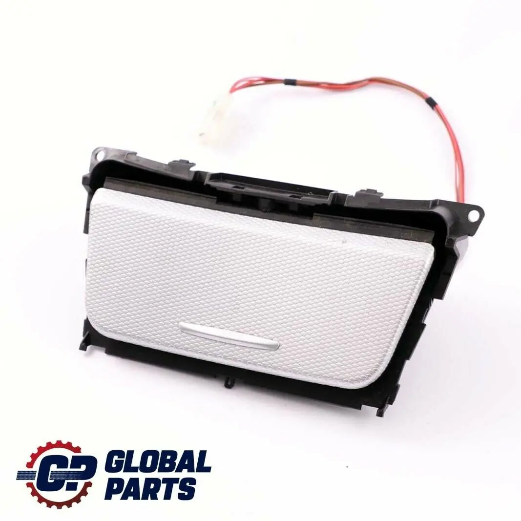 BMW E81 E87 LCI Copertura In Alluminio Del Posacenere Anteriore Glacier Silber - SKU 8037469-2 - Numero di parte 8037469