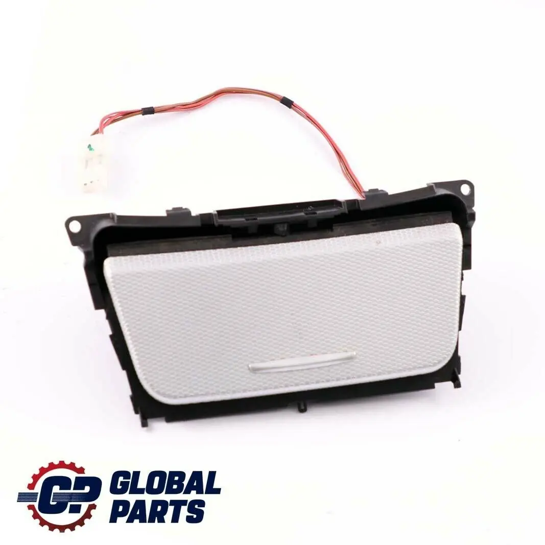 BMW E81 E87 LCI Copertura In Alluminio Del Posacenere Anteriore Glacier Silber - SKU 8037469-2 - Numero di parte 8037469