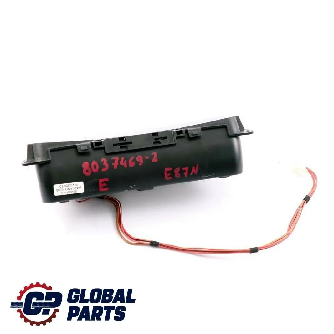 BMW E81 E87 LCI Copertura In Alluminio Del Posacenere Anteriore Glacier Silber - SKU 8037469-2 - Numero di parte 8037469
