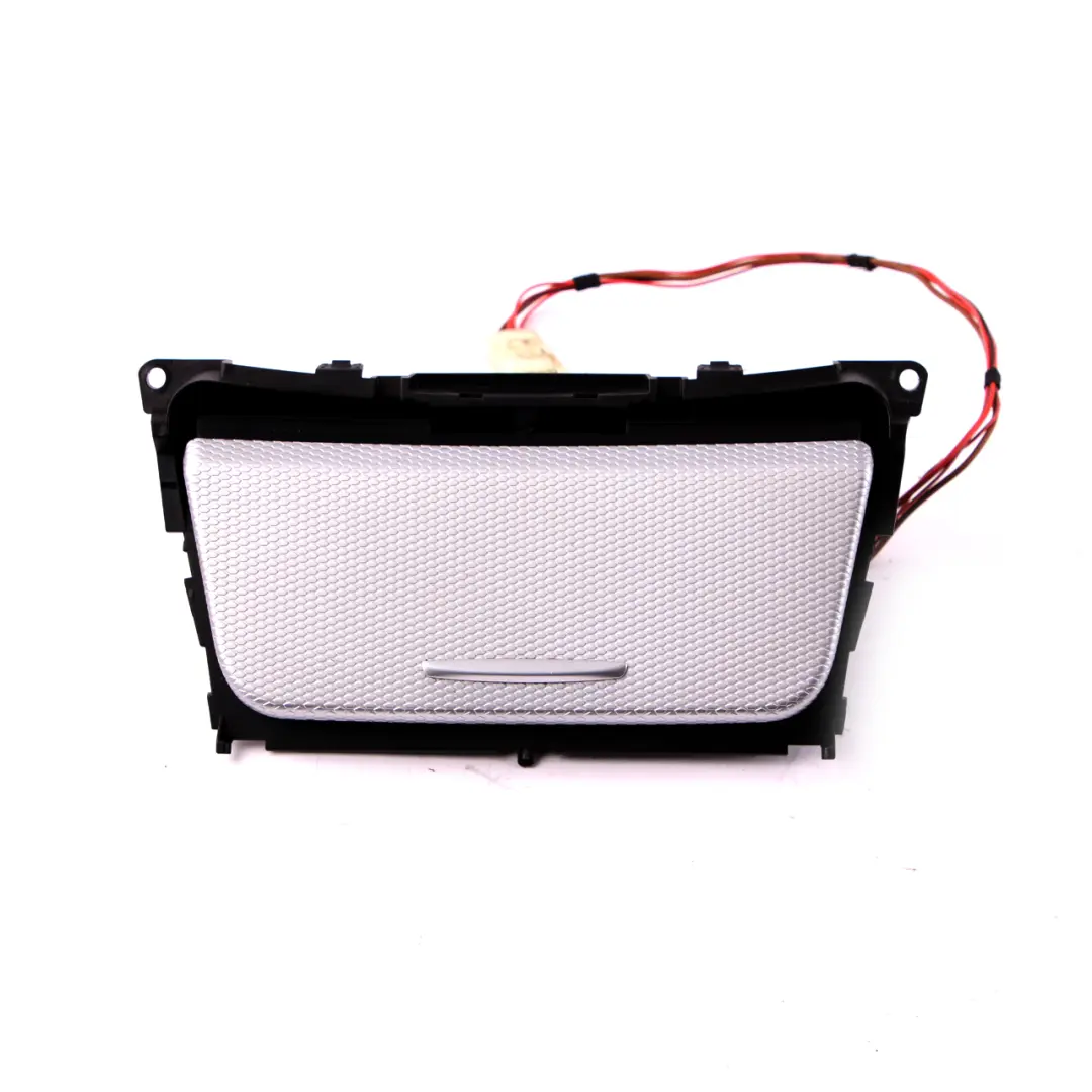 Aluminium Ashtray Trim Cover Front Glacier Silber to BMW 1 Series E81 E82 E87 LCI with Part number 8037469 BMW 1 Series E81 E82 E87 LCI Aluminium Ashtray Trim Cover Front Glacier Silber - SKU 8037469 - Part number 8037469