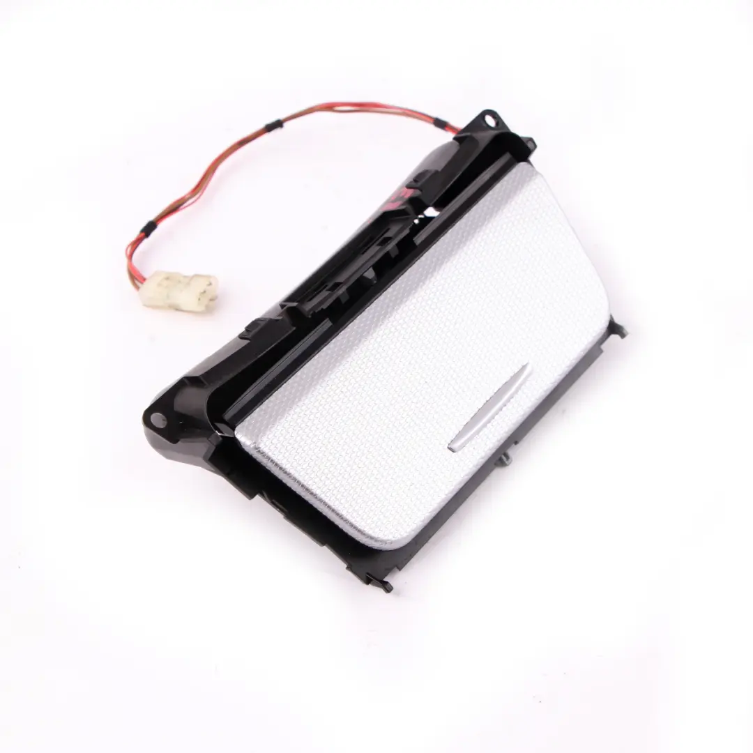 BMW 1 Series E81 E82 E87 LCI Aluminium Ashtray Trim Cover Front Glacier Silber - SKU 8037469 - Part number 8037469