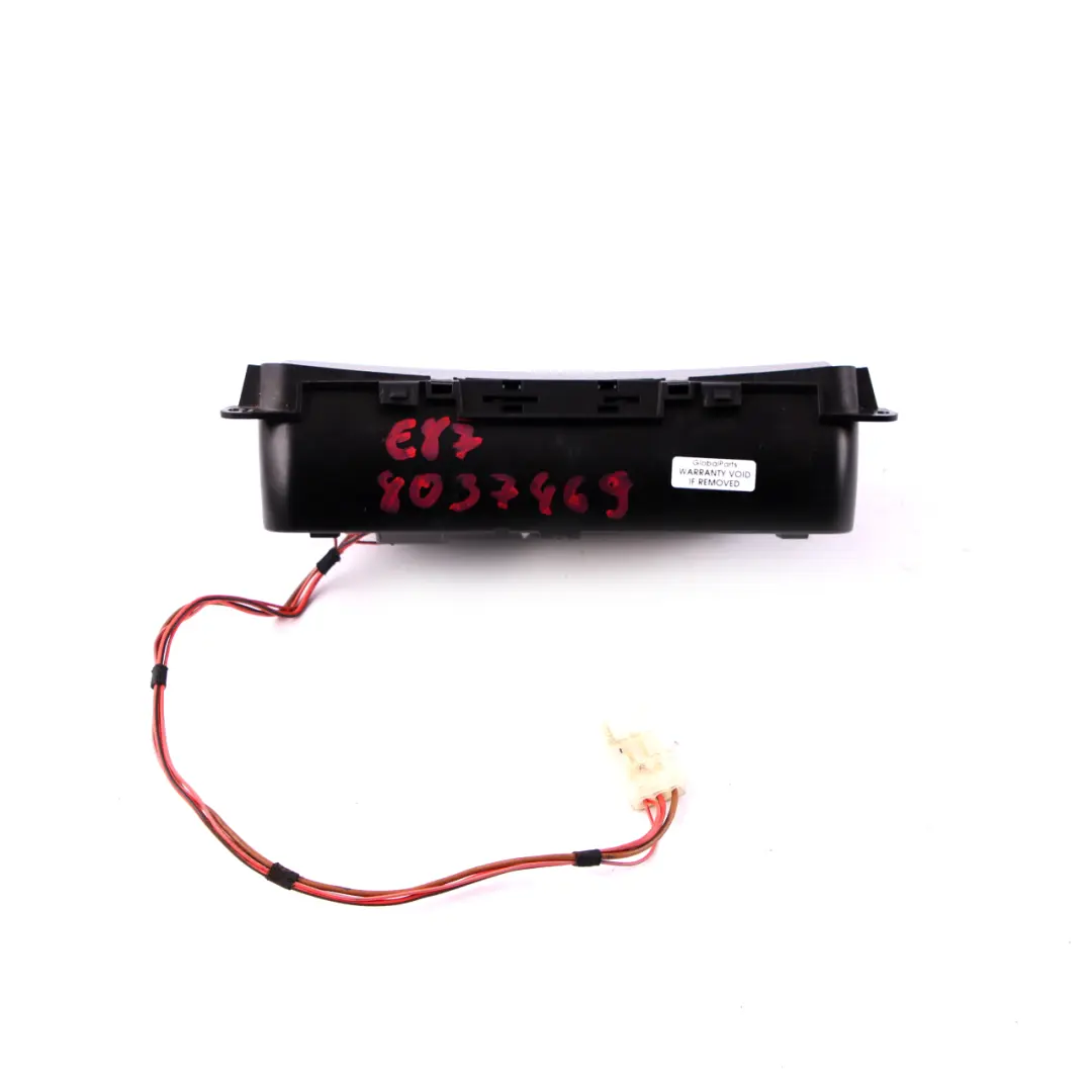 BMW 1 Series E81 E82 E87 LCI Aluminium Ashtray Trim Cover Front Glacier Silber - SKU 8037469 - Part number 8037469