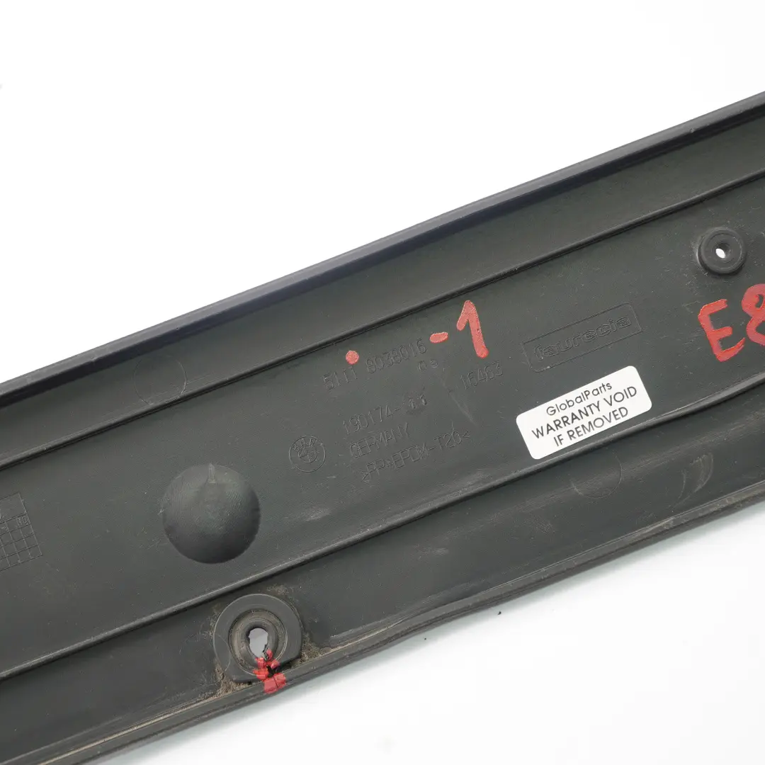 parachoques delantero M Sport placa matrícula soporte montaje panel para BMW X1 E84 con número de pieza 8038016 BMW X1 E84 parachoques delantero M Sport placa matrícula soporte montaje panel - SKU 8038016 - Número de pieza 8038016