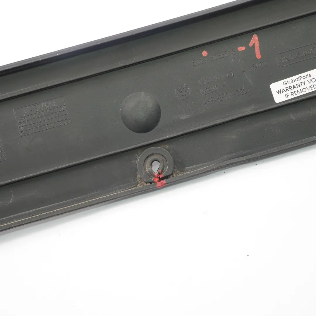 Support de Plaque d'Immatriculation pour BMW X1 E84 M Sport à propos du numéro de pièce 8038016 BMW X1 E84 M Sport Support de Plaque d'Immatriculation - SKU 8038016 - Numéro de pièce 8038016