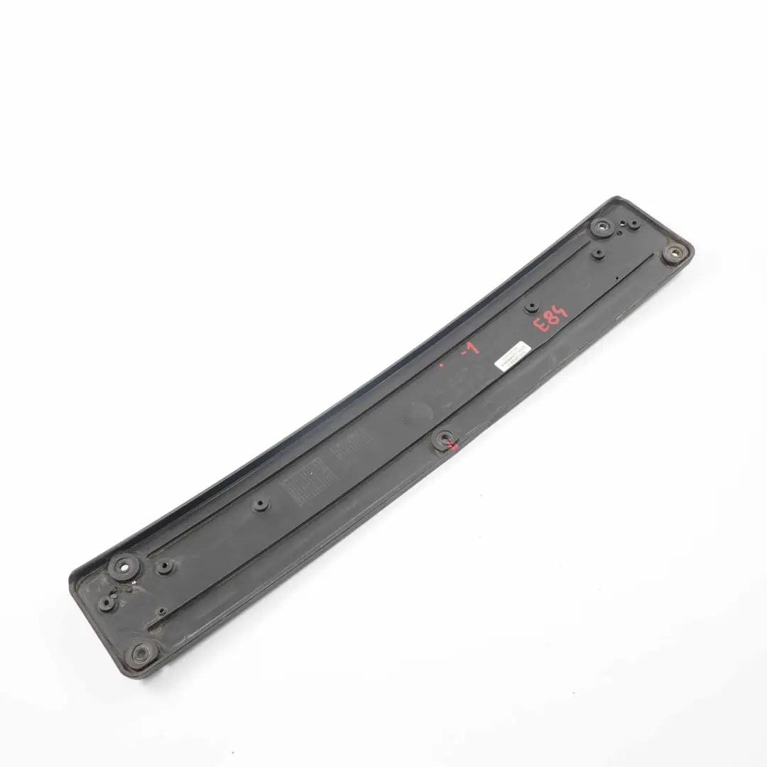 BMW X1 E84 Front Bumper M Sport Licence Plate Holder Bracket Mount Panel - SKU 8038016 - Part number 8038016