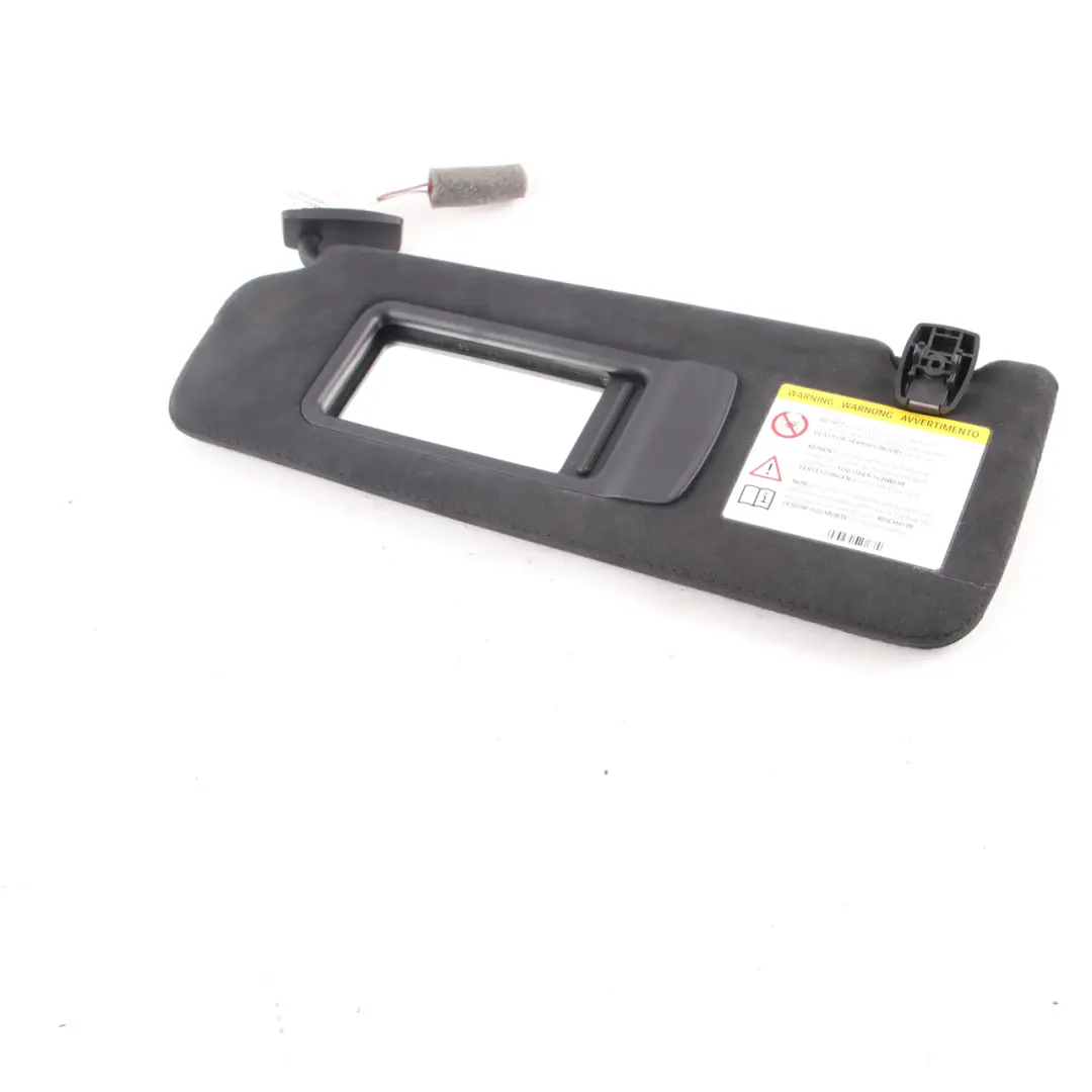 Sun Visor BMW F10 F11 Left N/S Illuminated Mirror Alcantara to with Part number 8038105 Sun Visor BMW F10 F11 Left N/S Illuminated Mirror Alcantara - SKU 8038105 - Part number 8038105
