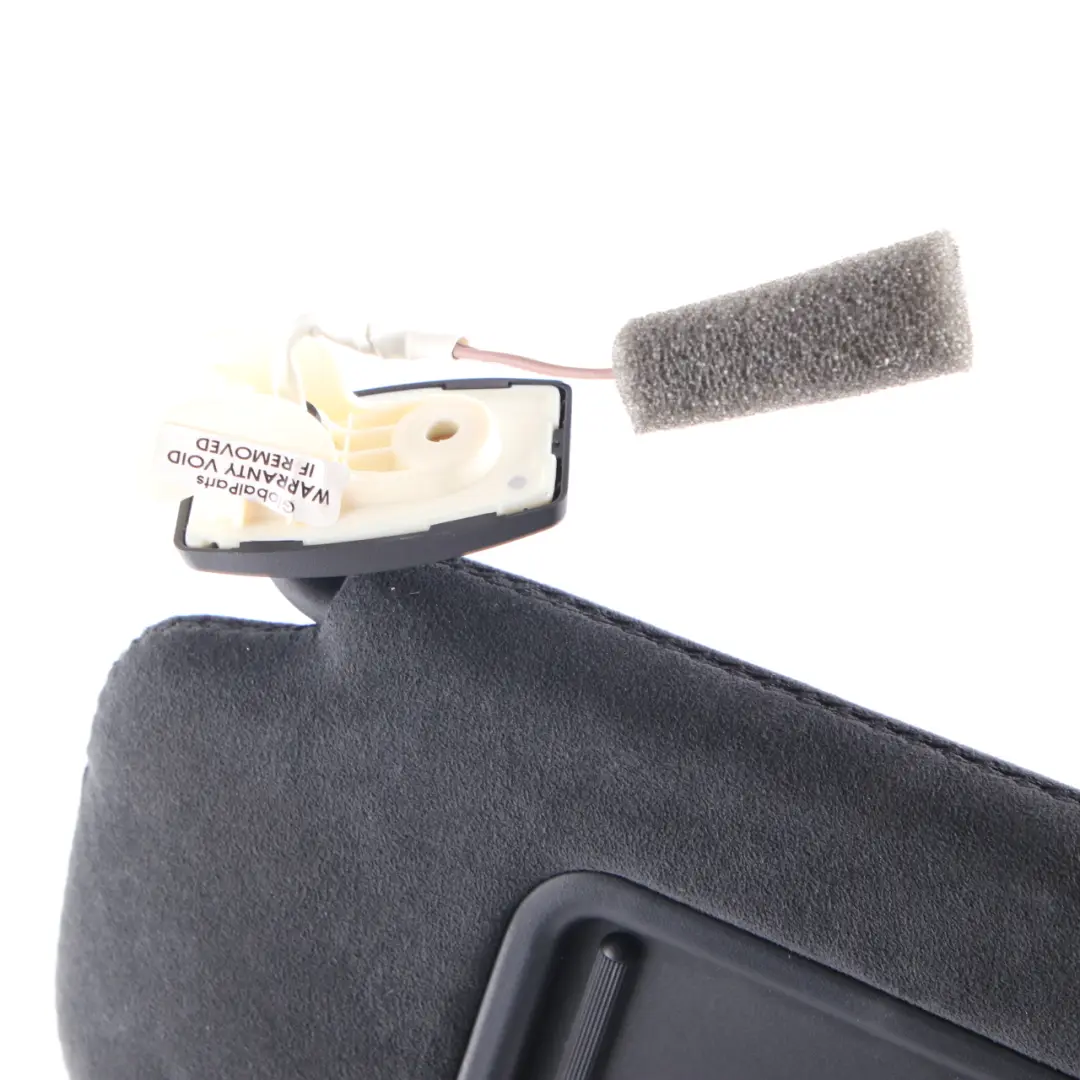 Sun Visor BMW F10 F11 Left N/S Illuminated Mirror Alcantara to with Part number 8038105 Sun Visor BMW F10 F11 Left N/S Illuminated Mirror Alcantara - SKU 8038105 - Part number 8038105