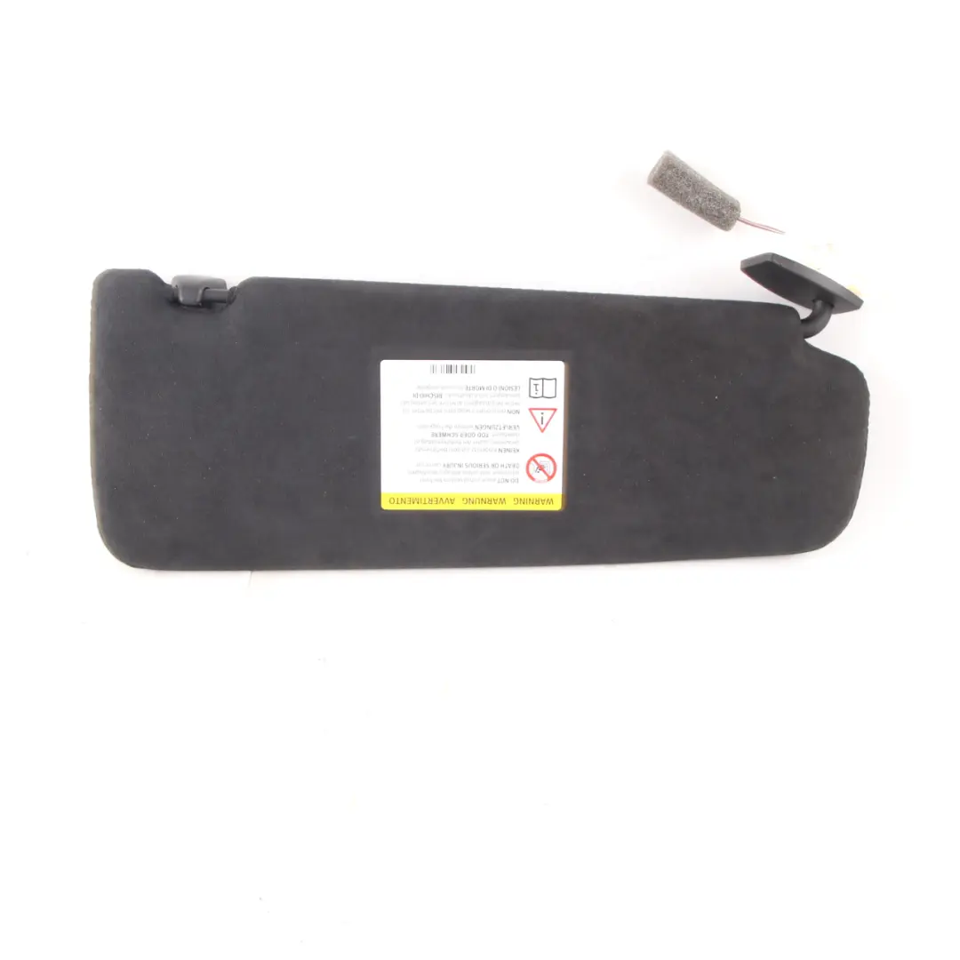 Sun Visor BMW F10 F11 Left N/S Illuminated Mirror Alcantara to with Part number 8038105 Sun Visor BMW F10 F11 Left N/S Illuminated Mirror Alcantara - SKU 8038105 - Part number 8038105