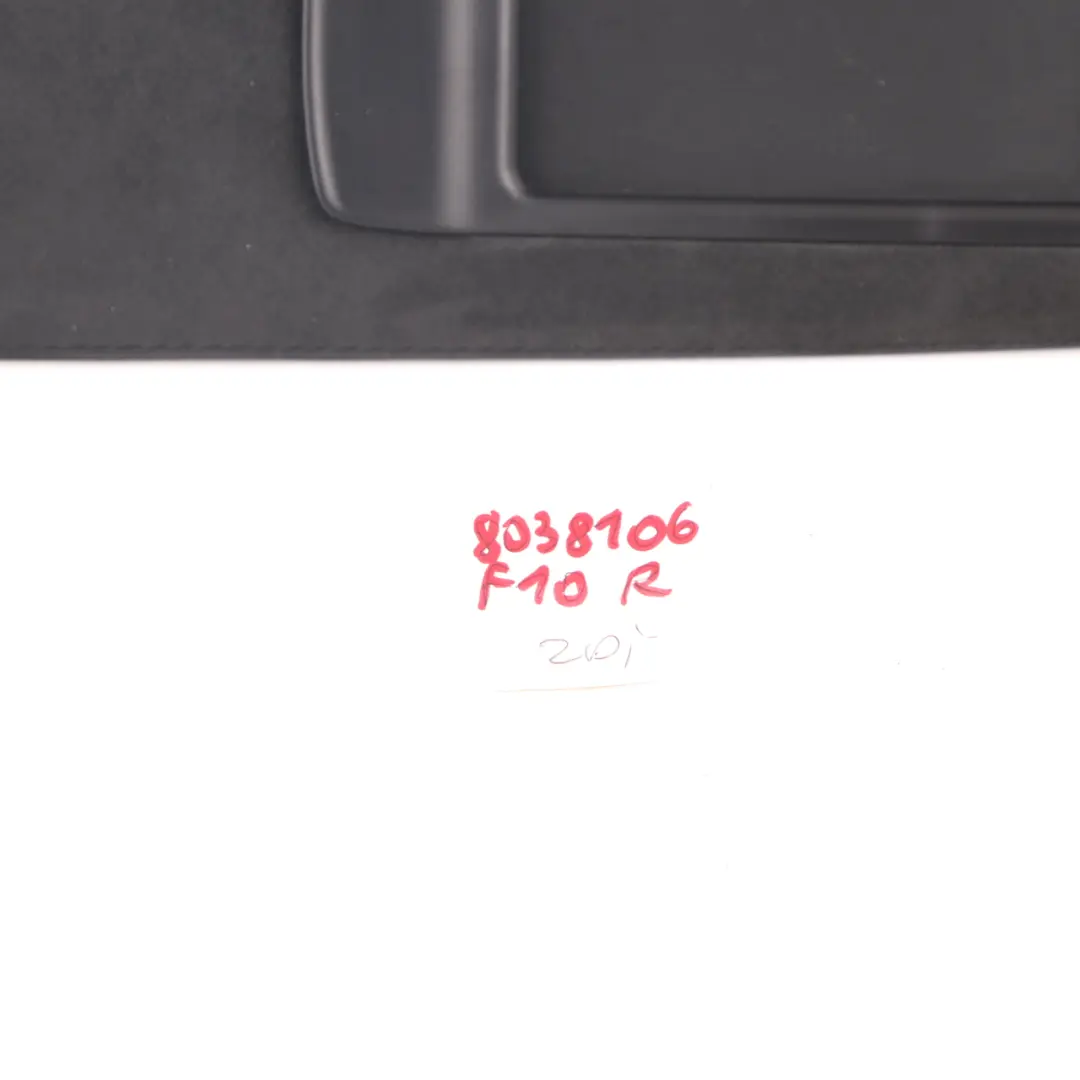 Sun Visor BMW F10 F11 Right O/S Illuminated Mirror Alcantara to with Part number 8038106 Sun Visor BMW F10 F11 Right O/S Illuminated Mirror Alcantara - SKU 8038106 - Part number 8038106
