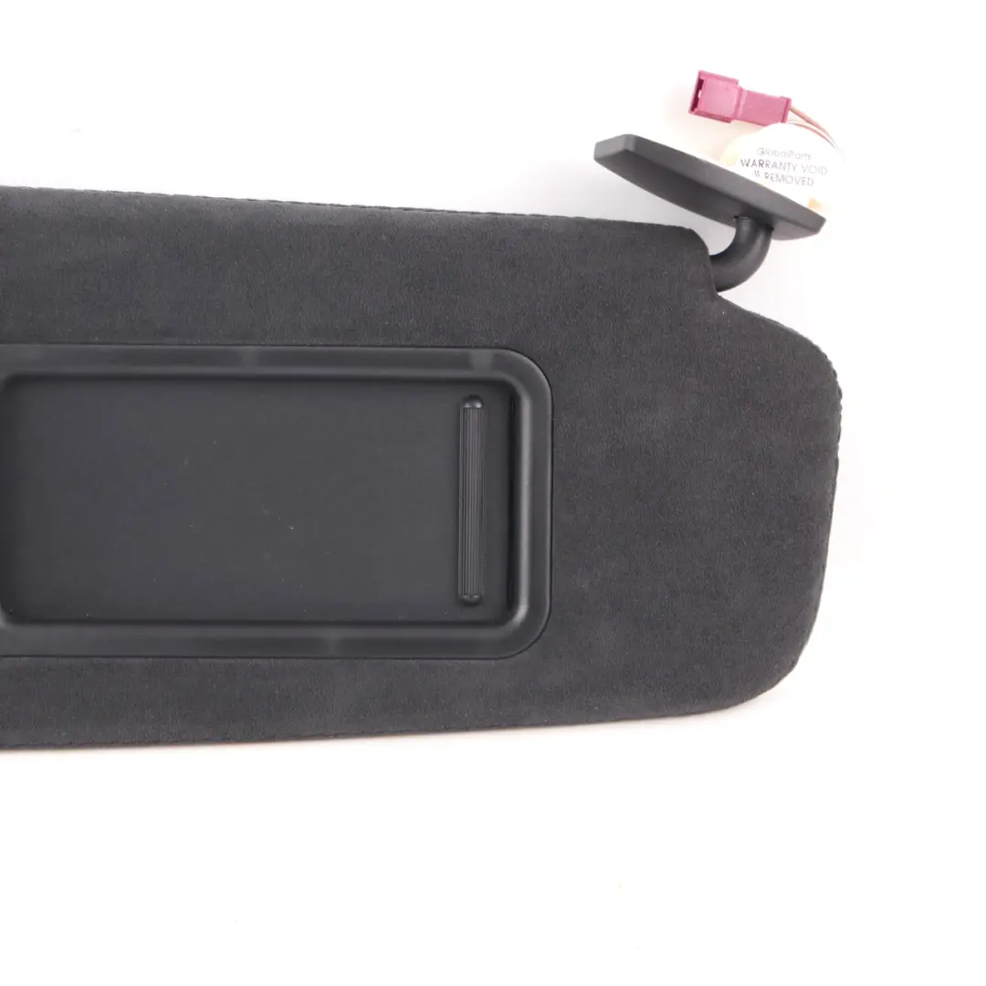 Sun Visor BMW F10 F11 Right O/S Illuminated Mirror Alcantara to with Part number 8038106 Sun Visor BMW F10 F11 Right O/S Illuminated Mirror Alcantara - SKU 8038106 - Part number 8038106