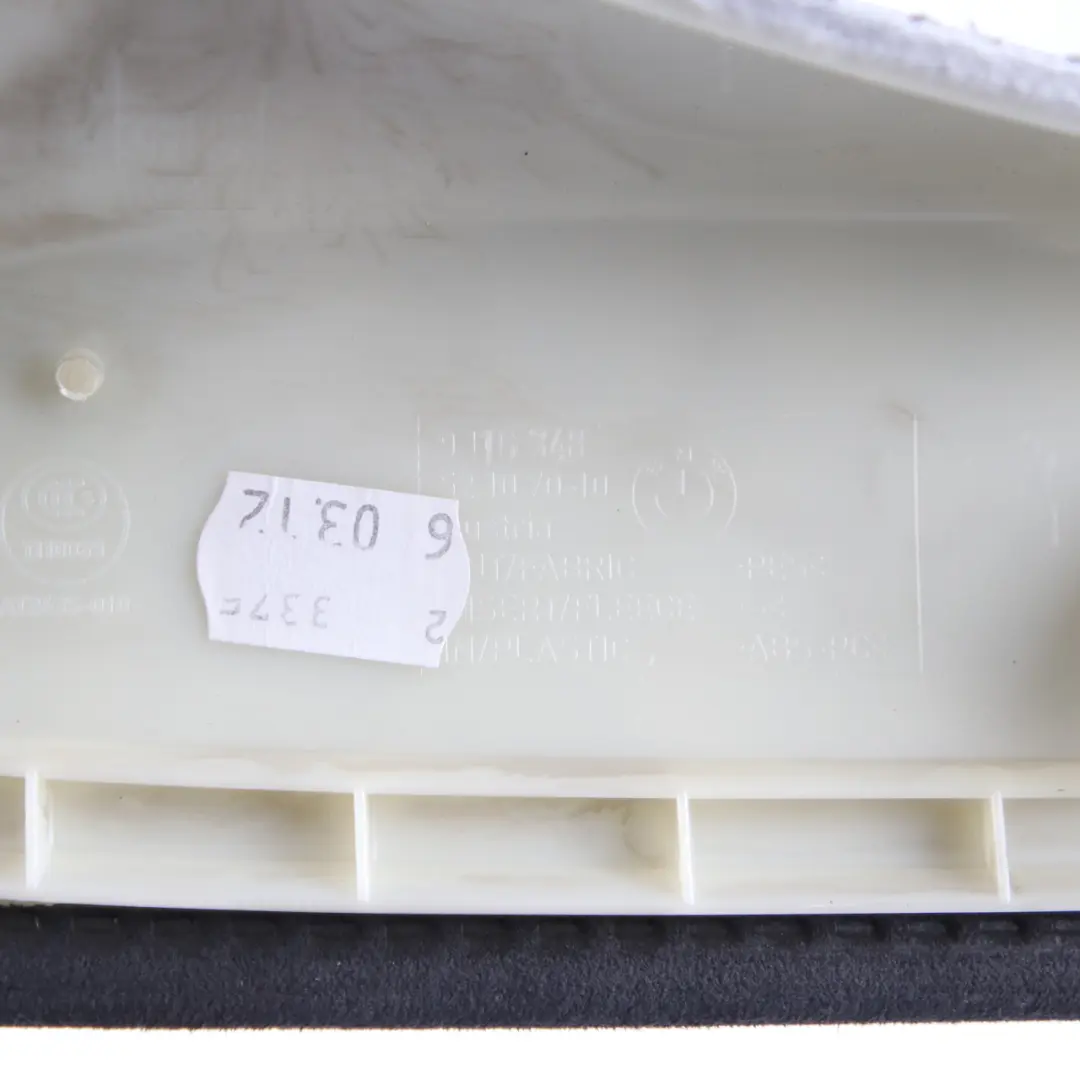 Pillar Cover Column Trim Panel Right O/S Alcantara 9116348 to BMW F10 A with Part number 8038118 BMW F10 A Pillar Cover Column Trim Panel Right O/S Alcantara 9116348 - SKU 8038118 - Part number 8038118