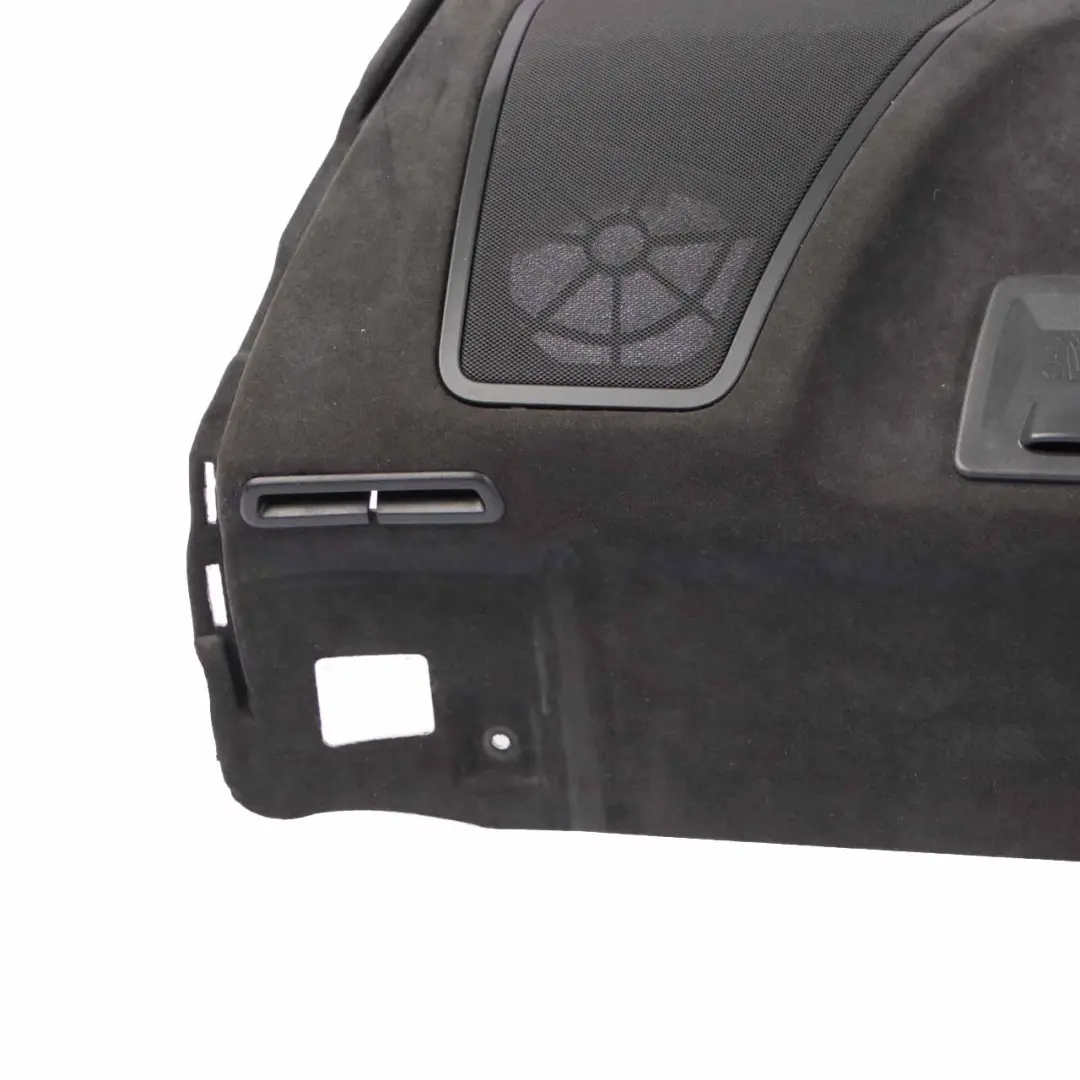 Hutablage Kofferraumverkleidung Abdeckung Alcantara Schwarz 8038152 für BMW F10 mit Teilenummer 8038144 BMW F10 Hutablage Kofferraumverkleidung Abdeckung Alcantara Schwarz 8038152 - SKU 8038144 - Teilenummer 8038144