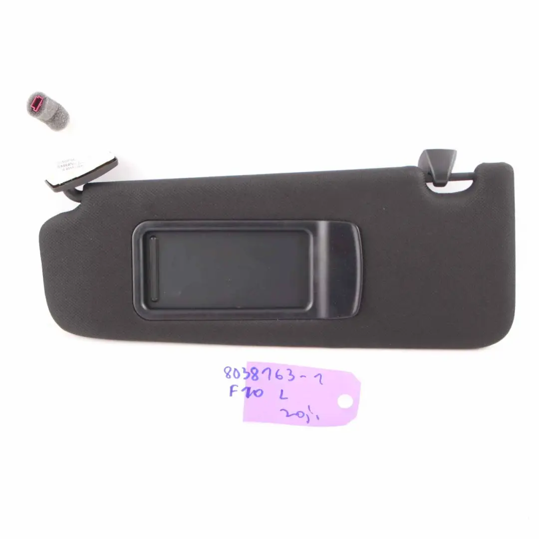Osłona Przeciwsłoneczna BMW F10 F11 Daszek Lusterko Antracyt Lewy do o numerze 8038163 Osłona Przeciwsłoneczna BMW F10 F11 Daszek Lusterko Antracyt Lewy - SKU 8038163-1 - Numer Części 8038163