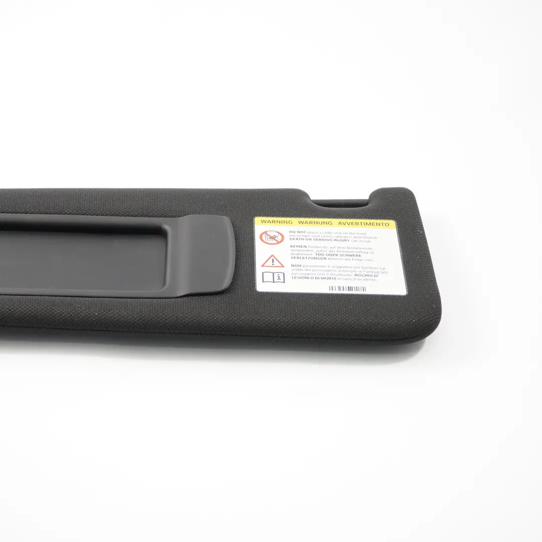 Pare-soleil BMW F10 F11 Couvre-rétroviseur Anthracite Gauche pour à propos du numéro de pièce 8038163 Pare-soleil BMW F10 F11 Couvre-rétroviseur Anthracite Gauche - SKU 8038163-2 - Numéro de pièce 8038163