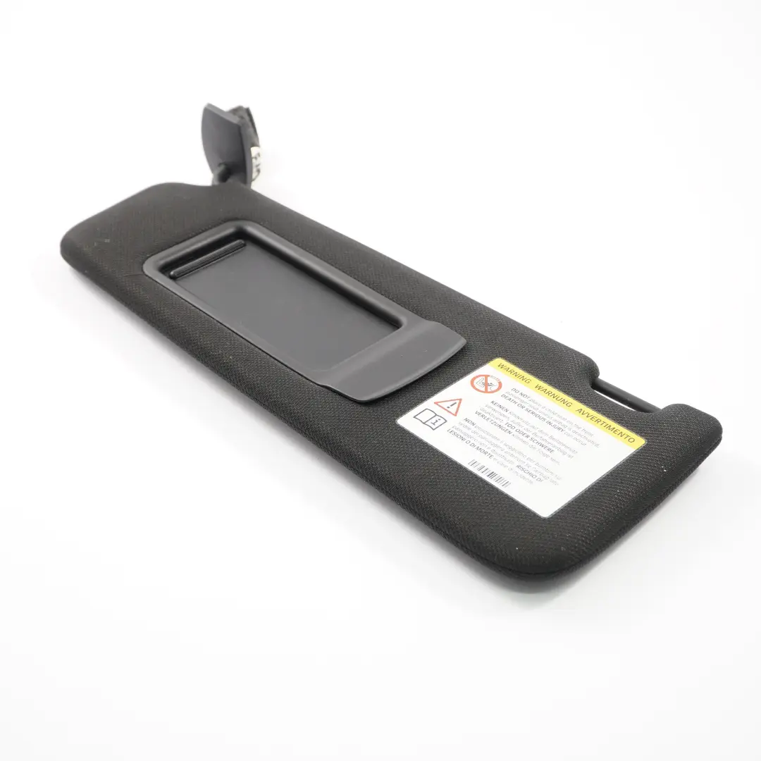 Sun Visor BMW F10 F11 Sunvisor Cover Mirror Panel Anthracite Left N/S to with Part number 8038163 Sun Visor BMW F10 F11 Sunvisor Cover Mirror Panel Anthracite Left N/S - SKU 8038163-2 - Part number 8038163