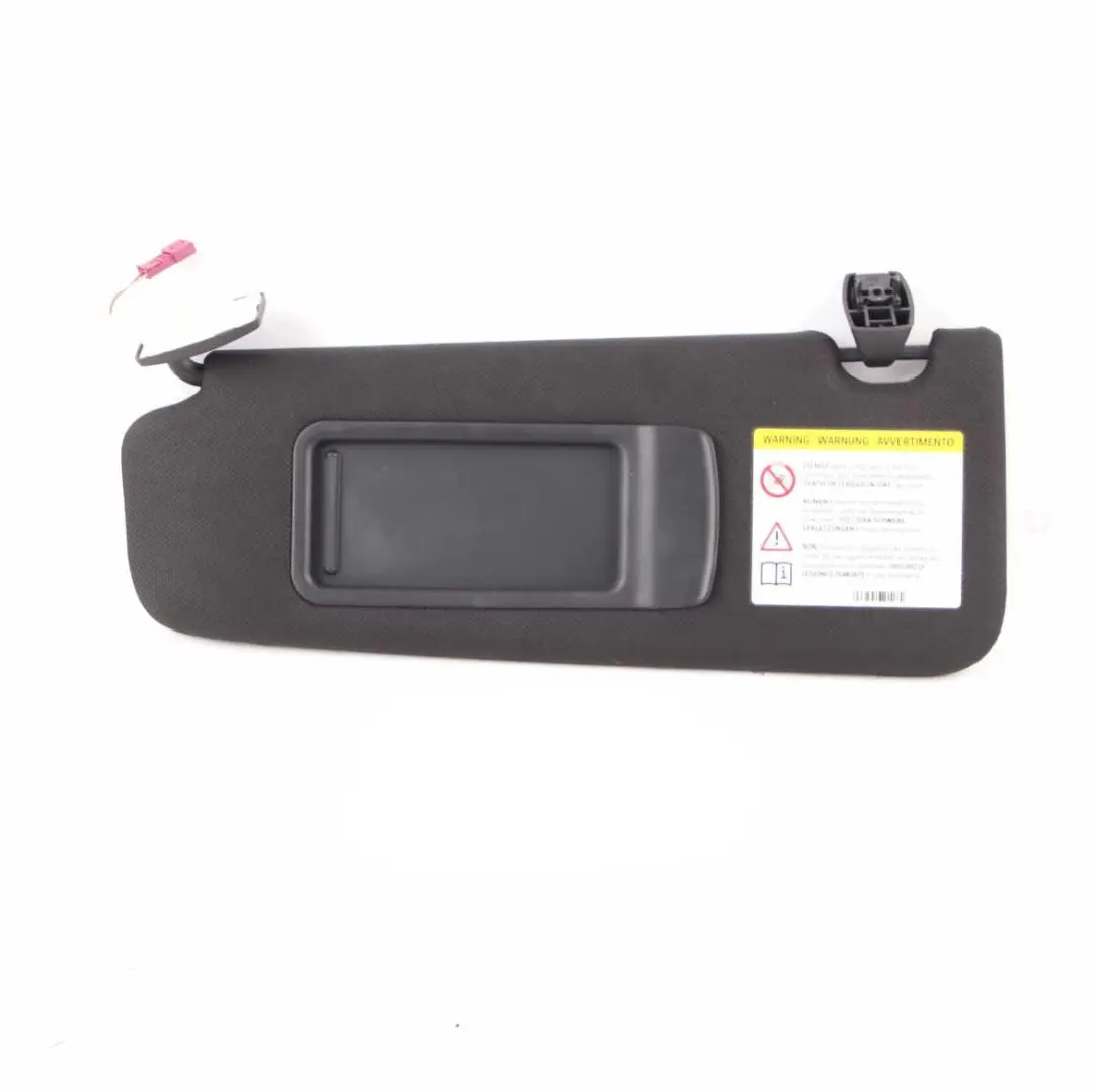 Sonnenblende Abdeckung Spiegel Panel Anthrazit Links für BMW F10 F11 mit Teilenummer 8038163 BMW F10 F11 Sonnenblende Abdeckung Spiegel Panel Anthrazit Links - SKU 8038163 - Teilenummer 8038163