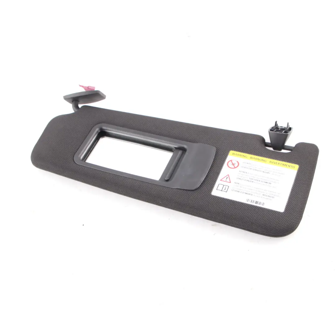 Pare-soleil BMW F10 F11 Couvre rétroviseur Anthracite Gauche pour à propos du numéro de pièce 8038163 Pare-soleil BMW F10 F11 Couvre rétroviseur Anthracite Gauche - SKU 8038163 - Numéro de pièce 8038163