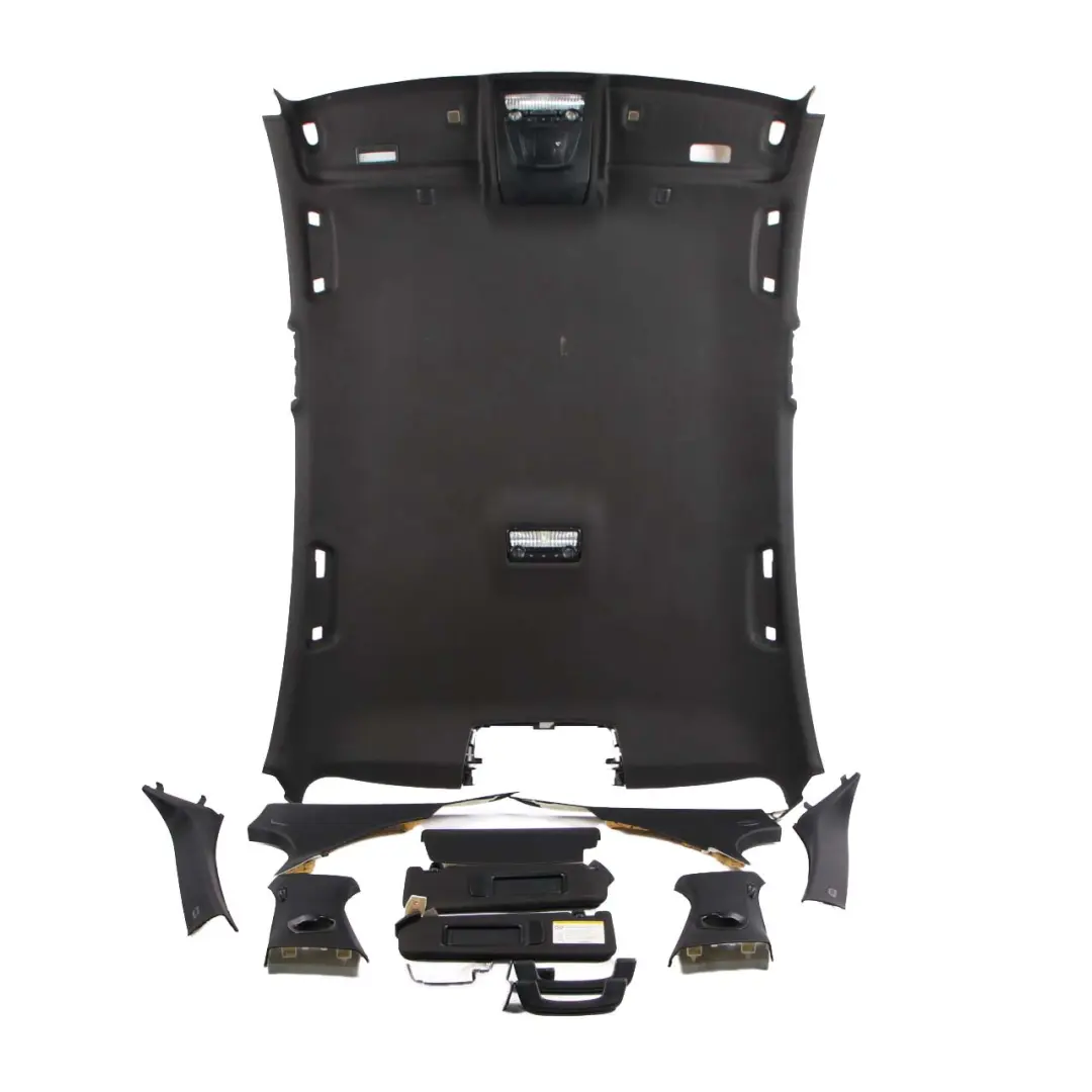 Complete Headlining Roof Lining Black M Sport + Pillars Handles to BMW F10 with Part number 8038177 BMW F10 Complete Headlining Roof Lining Black M Sport + Pillars Handles - SKU 8038177 - Part number 8038177