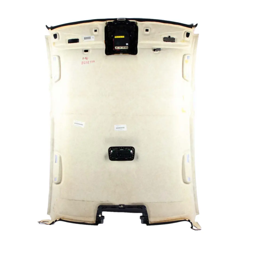 Complete Headlining Roof Lining Black M Sport + Pillars Handles to BMW F10 with Part number 8038177 BMW F10 Complete Headlining Roof Lining Black M Sport + Pillars Handles - SKU 8038177 - Part number 8038177