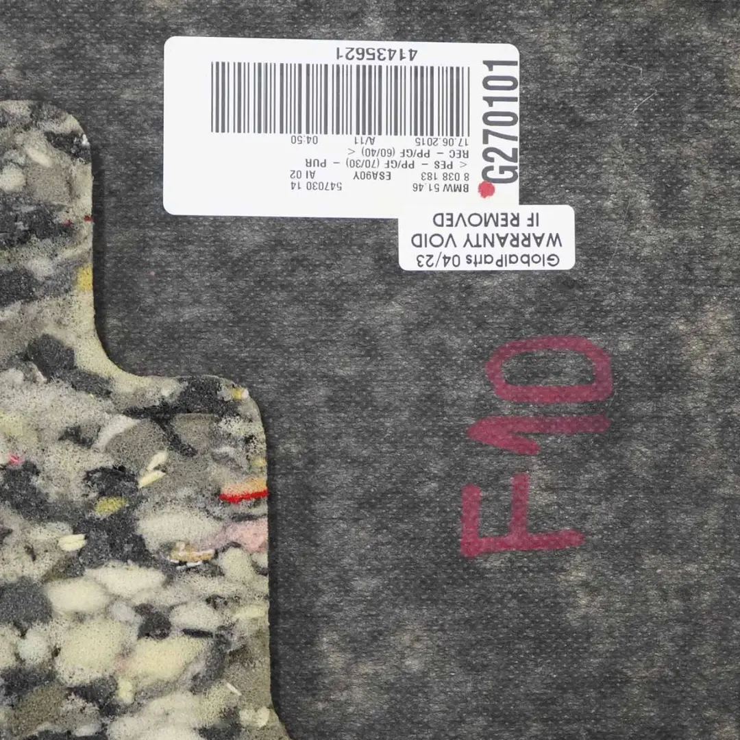 Scaffale per pacchi BMW F10 Berlina Bagagliaio posteriore Nero per con numero di parte 8038183 Scaffale per pacchi BMW F10 Berlina Bagagliaio posteriore Nero - SKU 8038183-1 - Numero di parte 8038183