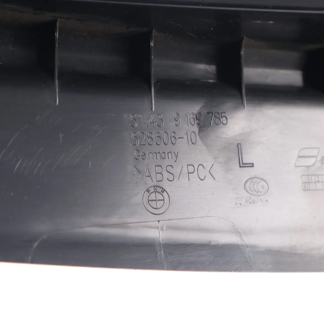 Trim BMW F11 LCI Touring Cover Column D Trim Left N/S Schwarz Black 9169785 to with Part number 8038517 Trim BMW F11 LCI Touring Cover Column D Trim Left N/S Schwarz Black 9169785 - SKU 8038517 - Part number 8038517
