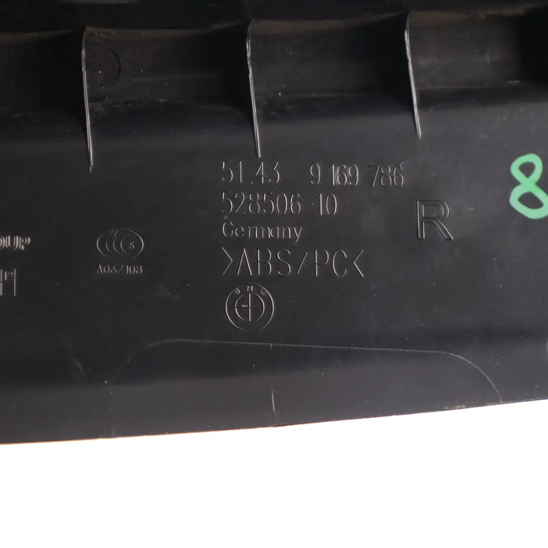 F11N LCI Kombi Blende D Säule Rechts Schwarz Black 9169786 für BMW 5 er F11 mit Teilenummer 8038518 BMW 5 er F11 F11N LCI Kombi Blende D Säule Rechts Schwarz Black 9169786 - SKU 8038518 - Teilenummer 8038518