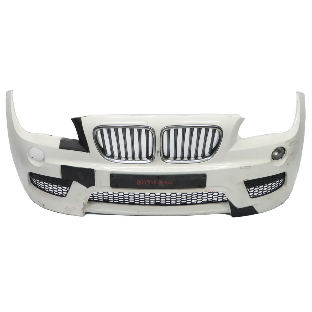 Front Bumper Cover PDC Panel Alpinweiss Alpine White 3 - 300 to BMW X1 E84 with Part number 8039388 BMW X1 E84 Front Bumper Cover PDC Panel Alpinweiss Alpine White 3 - 300 - SKU 8039388-AW - Part number 8039388