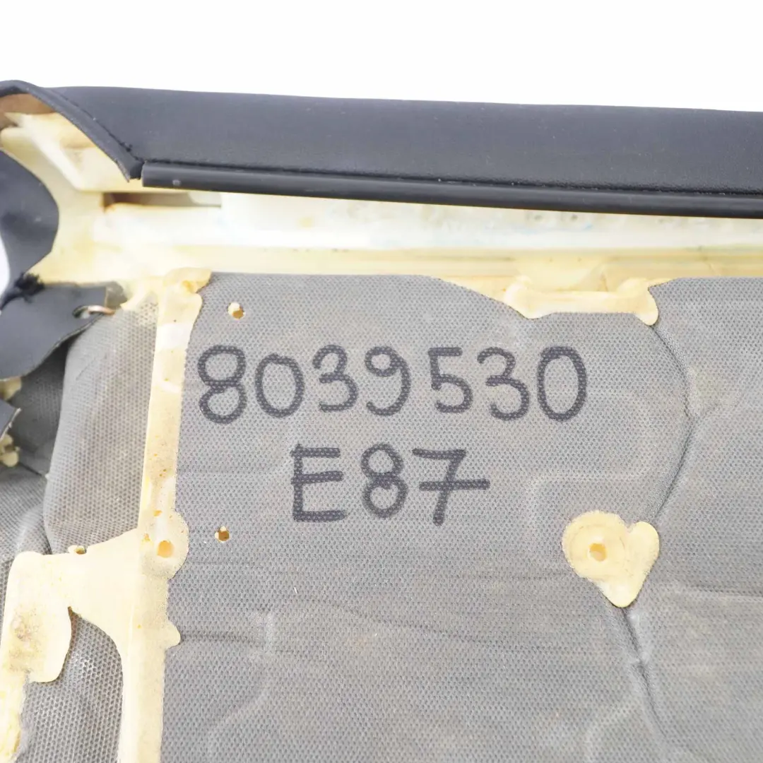 BMW E87 LCI Asiento Deportivo Delantero Imitación Cuero Tapicería Flashpoint - SKU 8039530 - Número de pieza 8039530