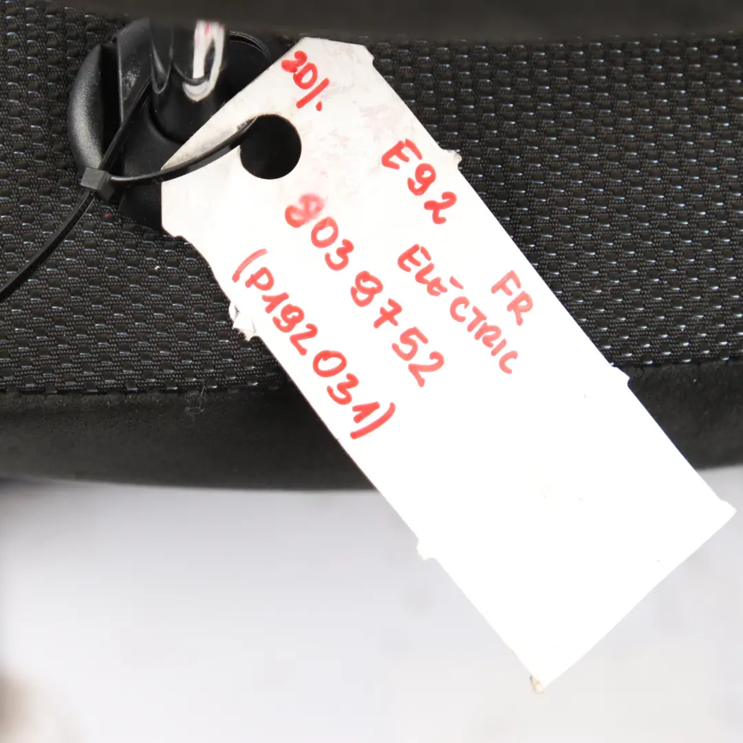 Vordersitz BMW E92 M Sport Innenausstattung Alcantara Anthrazit Elektrisch für mit Teilenummer 8039752 Vordersitz BMW E92 M Sport Innenausstattung Alcantara Anthrazit Elektrisch - SKU 8039752 - Teilenummer 8039752