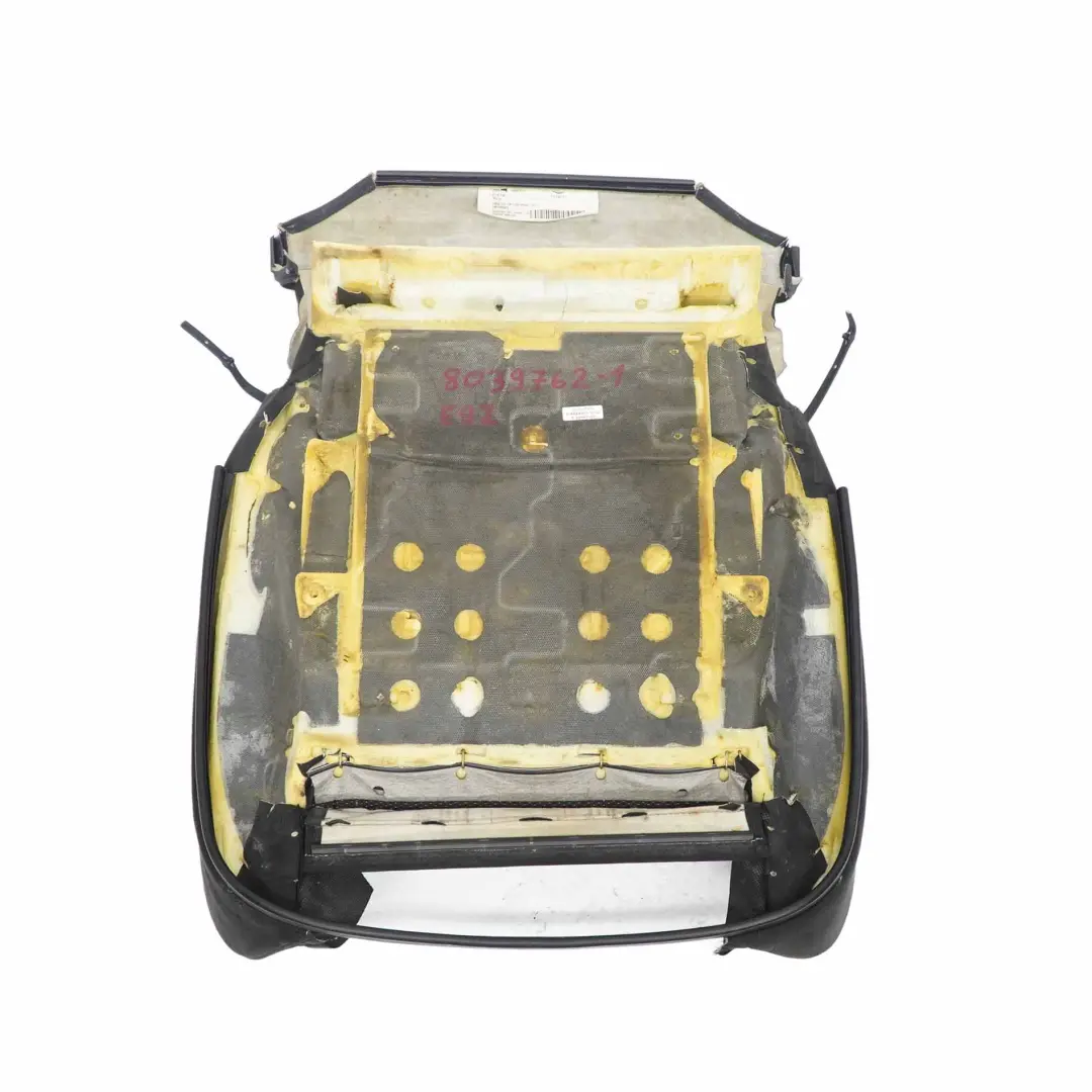 Links Rechts Vorne Sportsitz Sitz Bezug Alcantara Anthrazit für BMW E92 mit Teilenummer 8039762 BMW E92 Links Rechts Vorne Sportsitz Sitz Bezug Alcantara Anthrazit - SKU 8039762-1 - Teilenummer 8039762