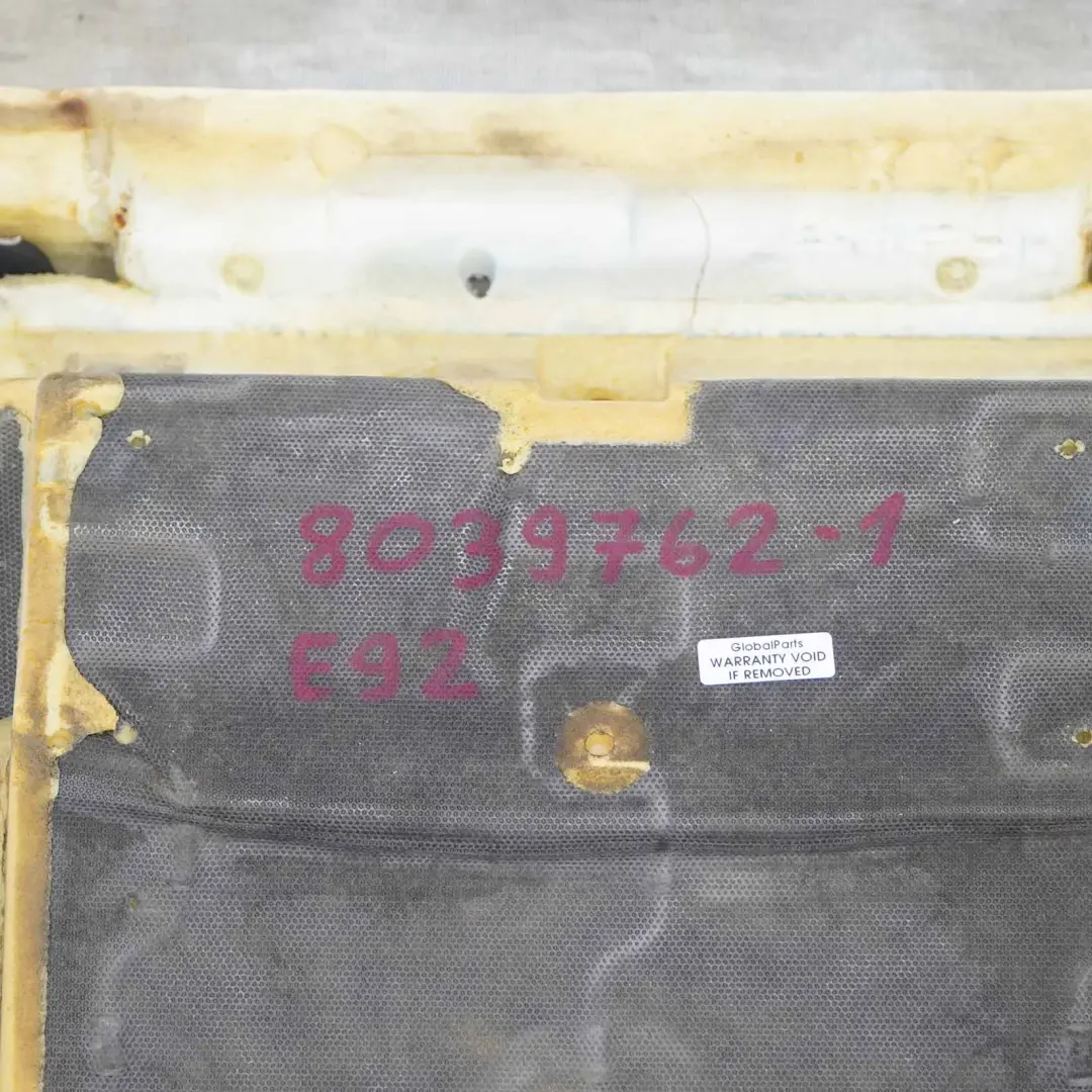 Delantero Izquierdo Asiento Deportivo Recubrimiento Panel Alcantara para BMW E92 con número de pieza 8039762 BMW E92 Delantero Izquierdo Asiento Deportivo Recubrimiento Panel Alcantara - SKU 8039762-1 - Número de pieza 8039762