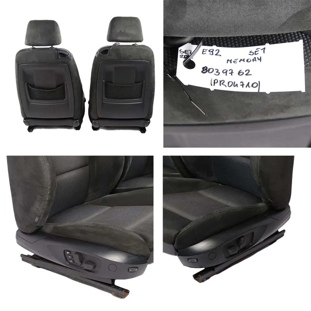 Seats BMW E92 M Sport Alcantara Front Rear Seat Door Cards Electric Memory to with Part number 8039762 Seats BMW E92 M Sport Alcantara Front Rear Seat Door Cards Electric Memory - SKU 8039762 - Part number 8039762