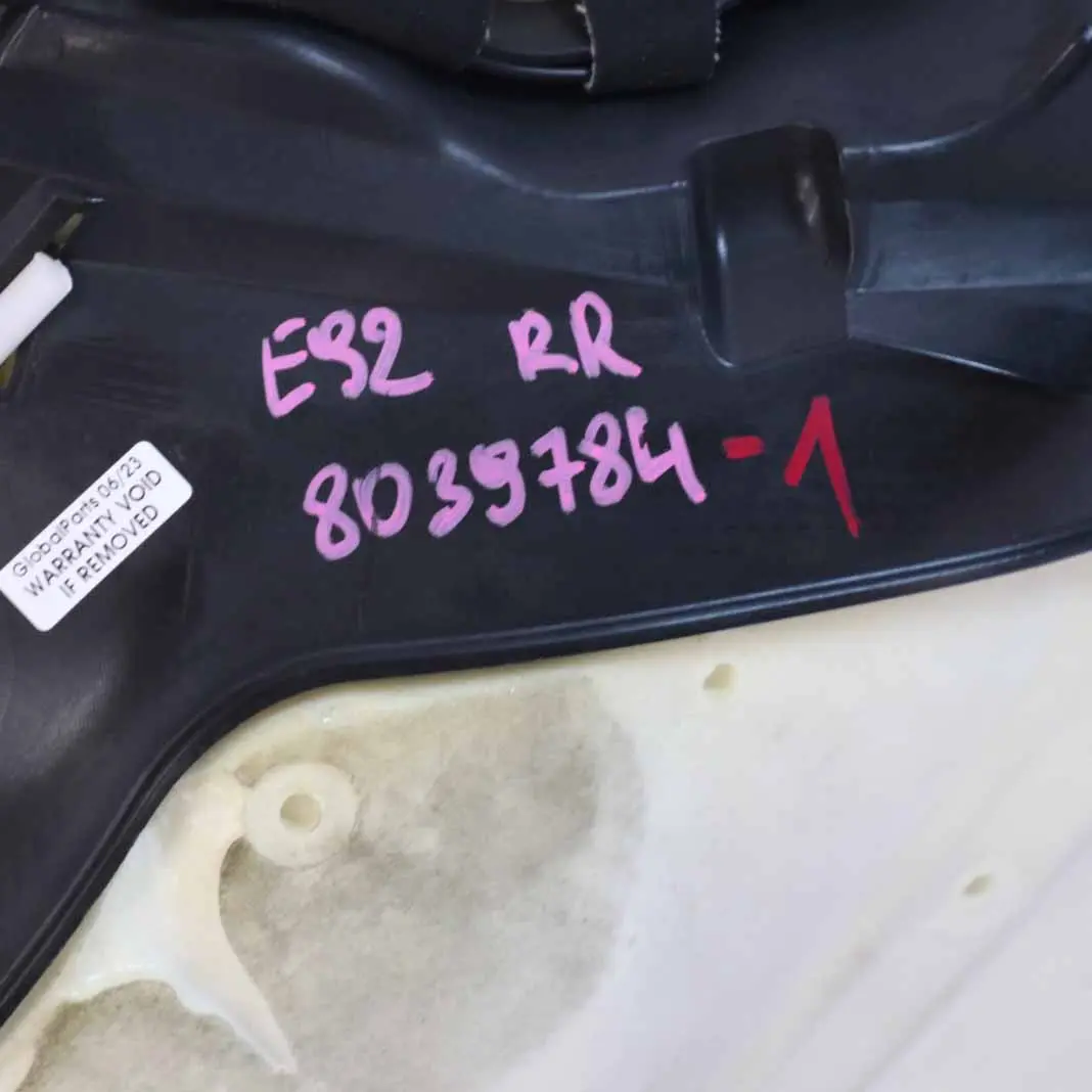 BMW E92 Hinten Rechts Sitz Abdeckung Couch Bank Stoff Alcantara - SKU 8039784-1 - Teilenummer 8039784