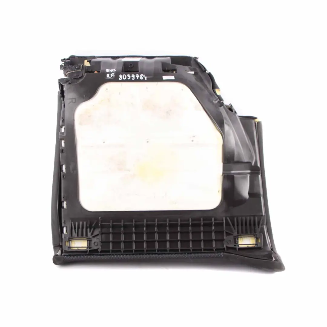 Right Seat O/S Cover Couch Bench Cloth Alcantara to BMW E92 Coupe Rear with Part number 8039784 BMW E92 Coupe Rear Right Seat O/S Cover Couch Bench Cloth Alcantara - SKU 8039784 - Part number 8039784